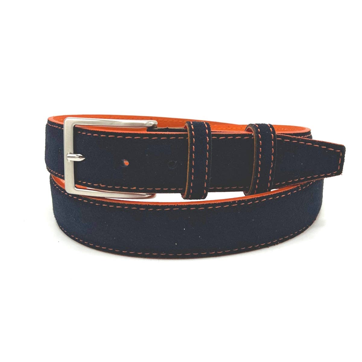 Suie Valentini srl – wholesale Bälte - Herr – Skärp i mockaläder för herrar, tillverkade i Italien, Suie Valentini, art. 2021/35.3912