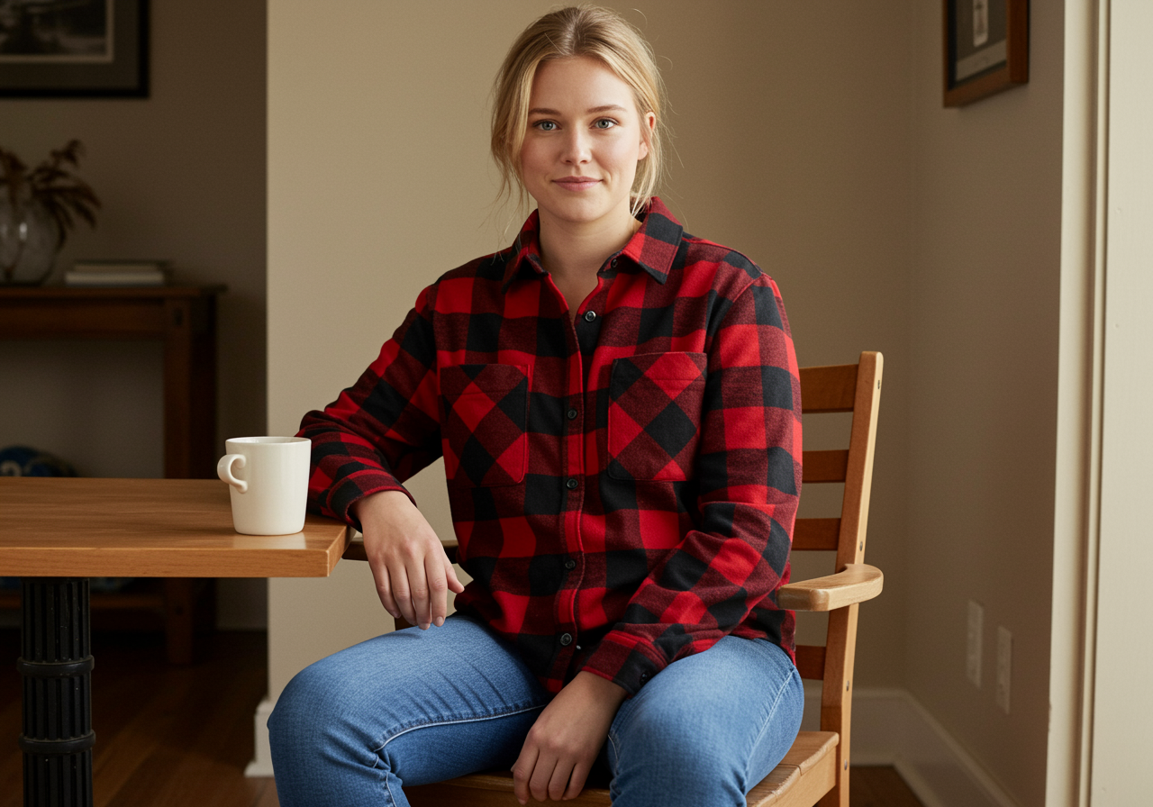 The Blissful - Wholesale Sleepwear Top - Women's - Personalized Embroidery Flannel Sleepshirt for Bridesmaid 1