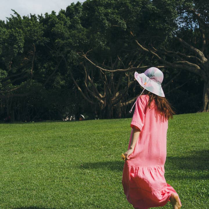 Reversible Sun Hat - Pink for wholesale on Faire7
