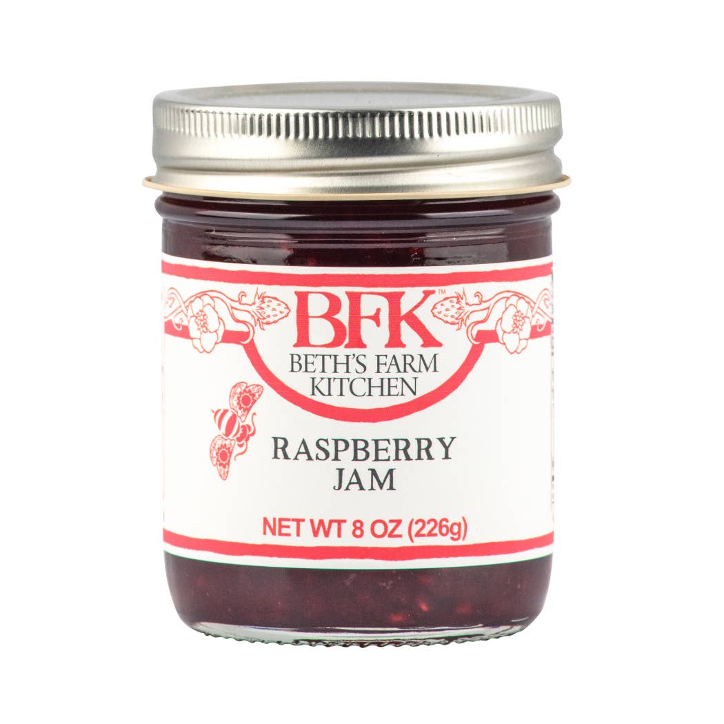 Beth's Farm Kitchen - Wholesale Jam/Jelly - 1/2 case of Raspberry Jam - 6 Jars