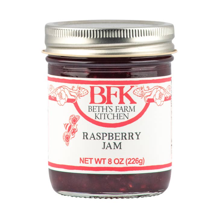 Beth's Farm Kitchen - Wholesale Jam/Jelly - 1/2 case of Raspberry Jam - 6 Jars0