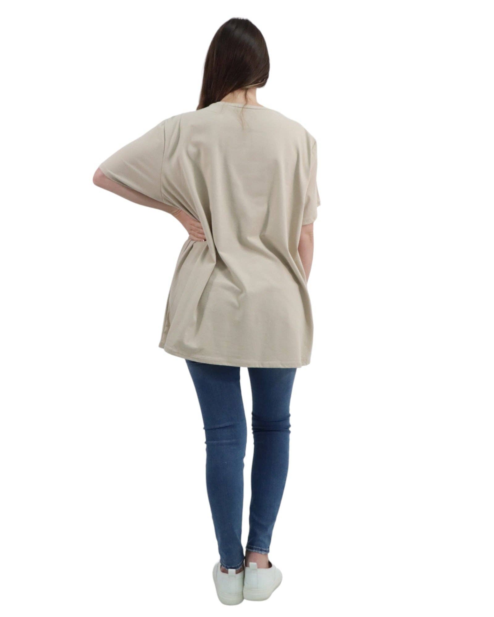 Miss Bold – wholesale Tunic – Women’s – Italian Diamante CC Print T-Shirt3