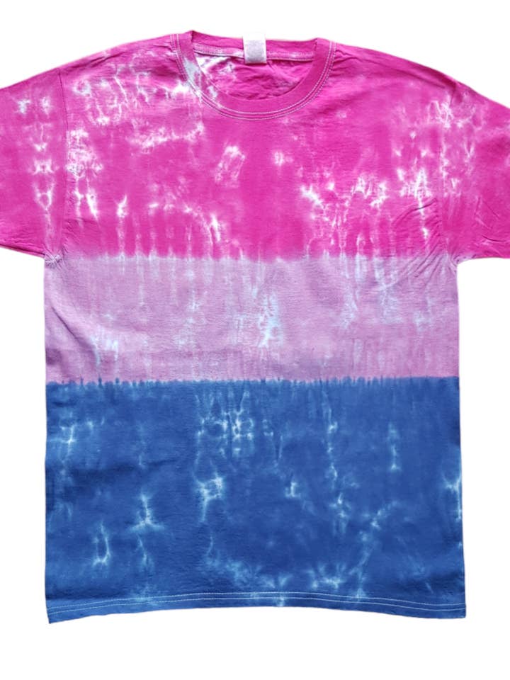 Camiseta Tie Dye Bisexual - Ropa Artesanal para Evento del Orgullo para venta al por mayor de VeEco Gifts