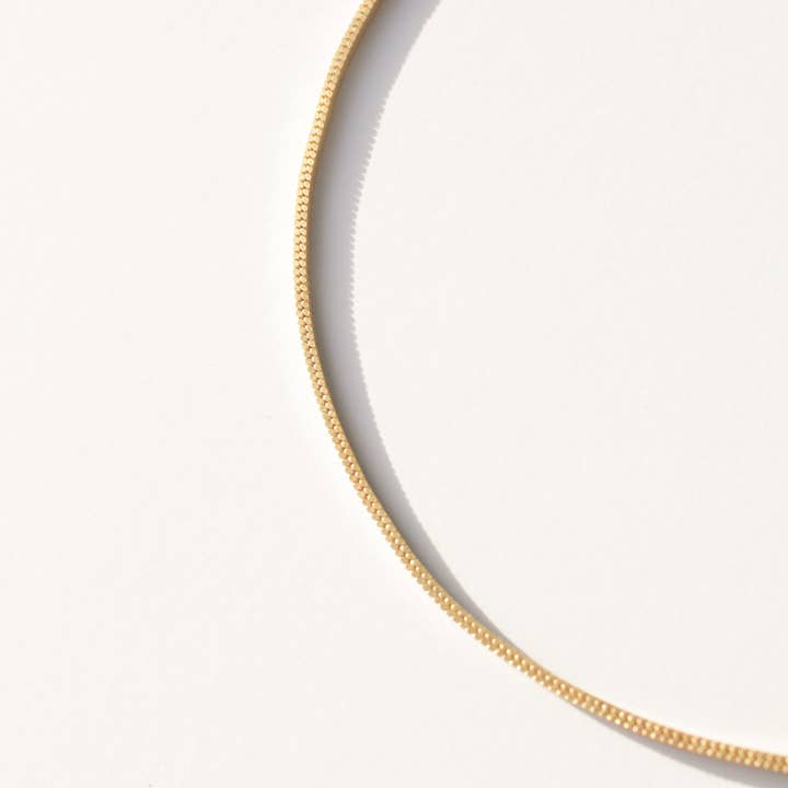 Rover & Kin - Vente Collier maille et chaîne - Chaîne Serpent Skinny3