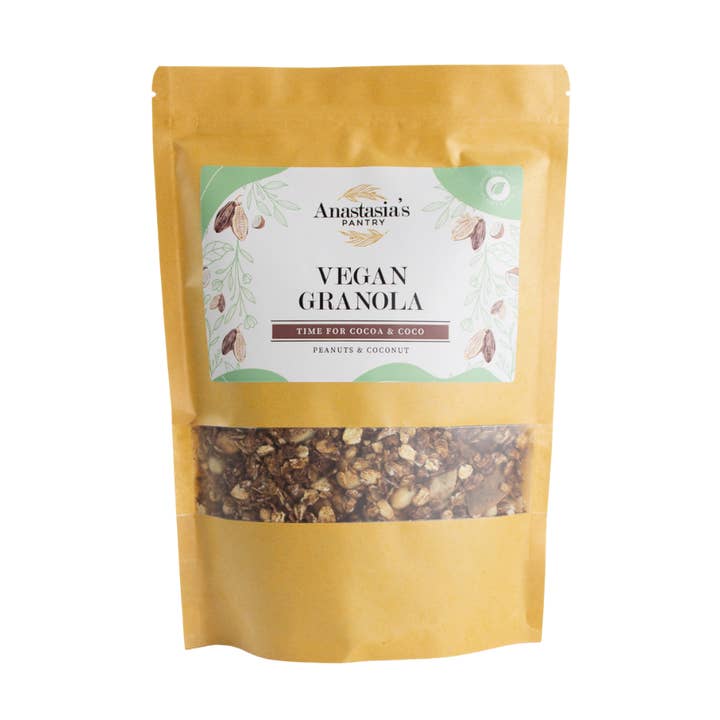 Time for Cocoa & Coco Granola for wholesale by Anastasia's Pantry