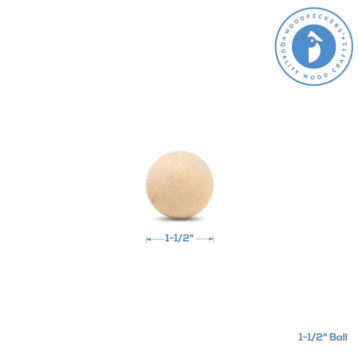 Woodpeckers Crafts - Wholesale Craft Supplies - Wooden Balls19