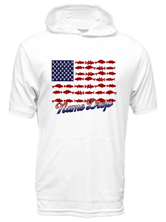 White Fish Flag Youth Boy's Shirt for wholesale on Faire2