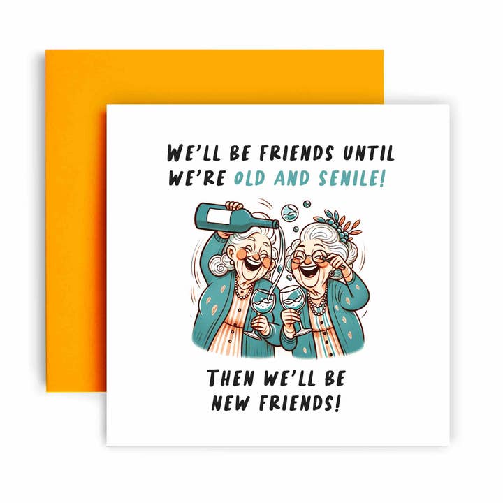 Huxters - Vente Cartes d'anniversaire - Carte de joyeux anniversaire pour personnes âgées et séniles0