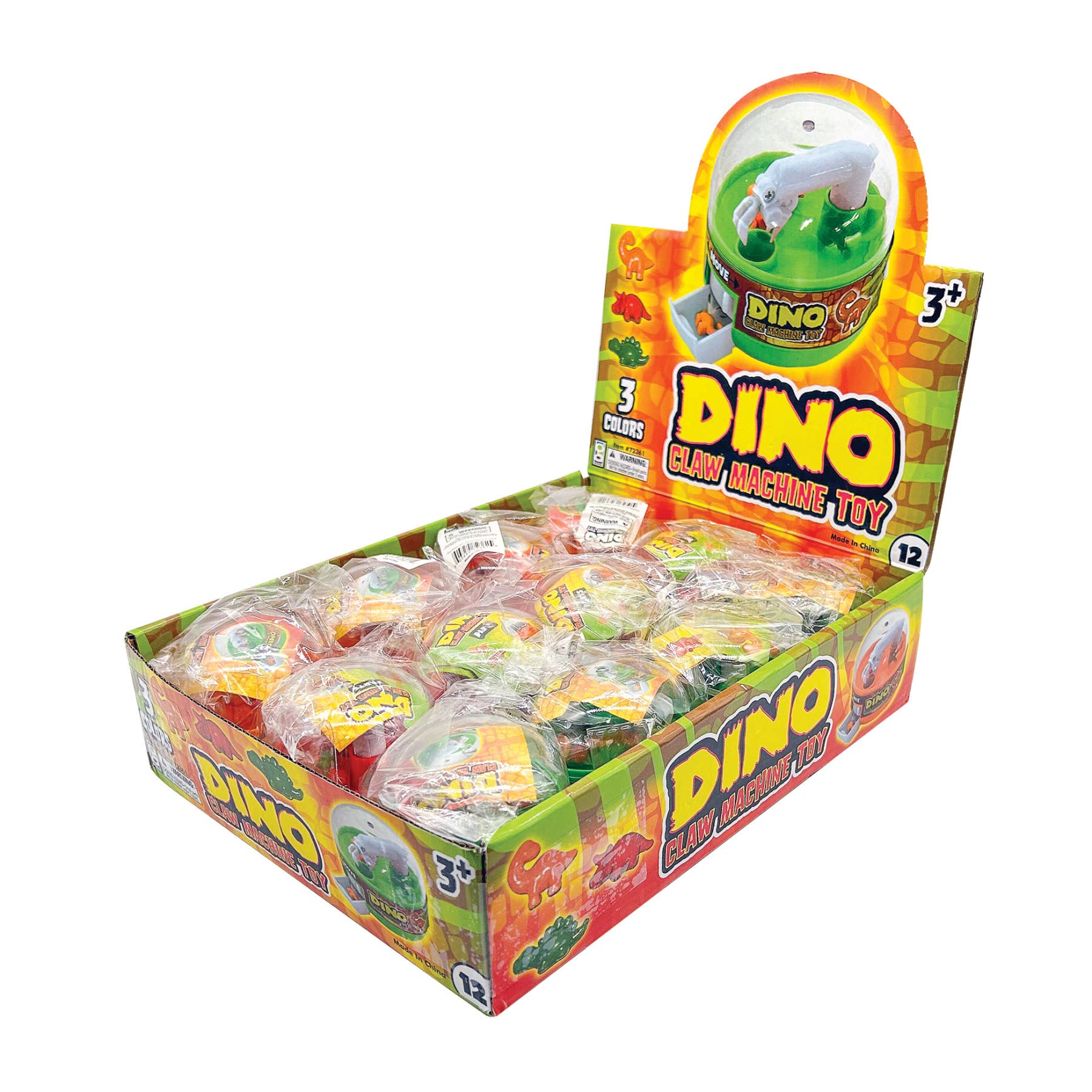 Geddes - Vendita all'ingrosso Giocattolo classico - Bambini - MACCHINA GIOCATTOLO DINO CLAW 12/DSP6