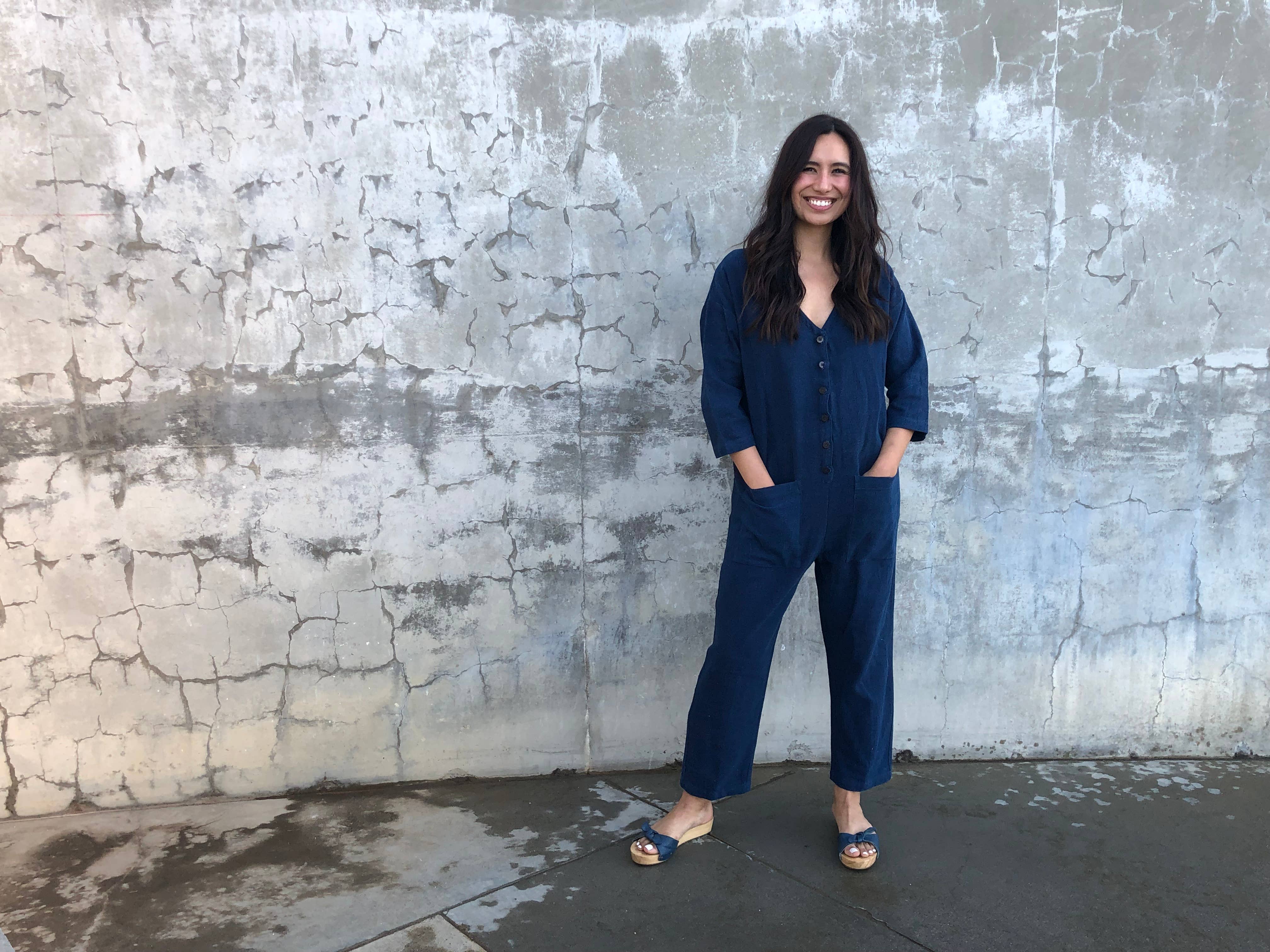Happy French Gang - Wholesale Jumpsuit - Women's - Indigo Jumpsuit3