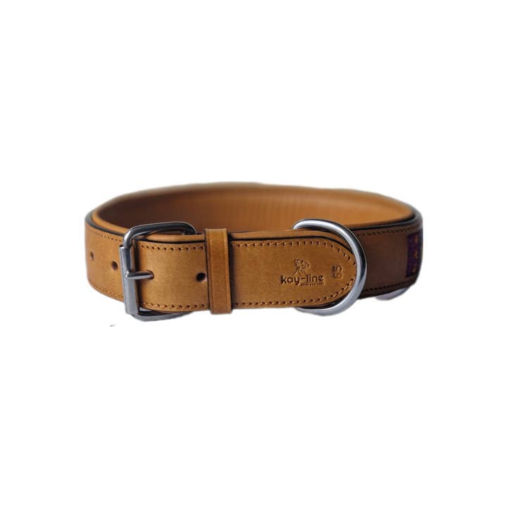 kay-line - Wholesale Pet Collar - Dog - Leather Collar AFRICAN SUN1