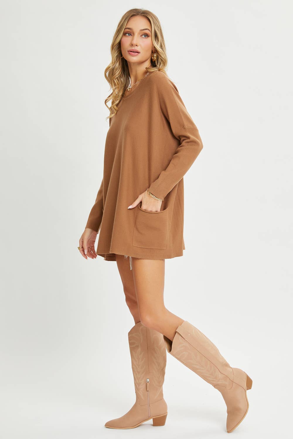 Sweet Lovely by Jen – wholesale Tunikatröja - Dam – OVERSIZE/LÖS PASSFORM TRÖJA MED RUND HALS68