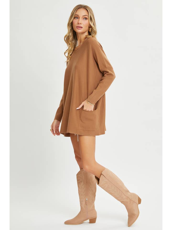 Sweet Lovely by Jen - Vendita all'ingrosso Maglia larga - Donna - MAGLIONE A GIROCOLLO OVERSIZE/VESTIBILITÀ AMPIA3