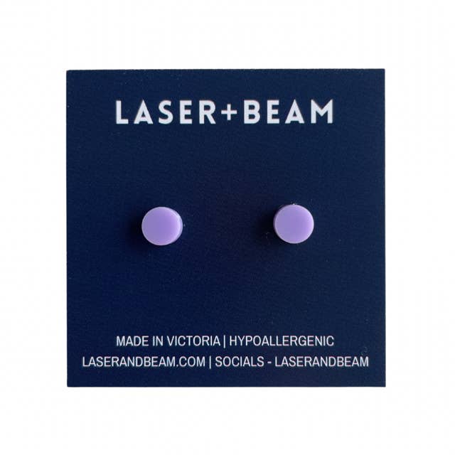 laserandbeam - Wholesale Stud/post earrings - Small Studs - Mauve