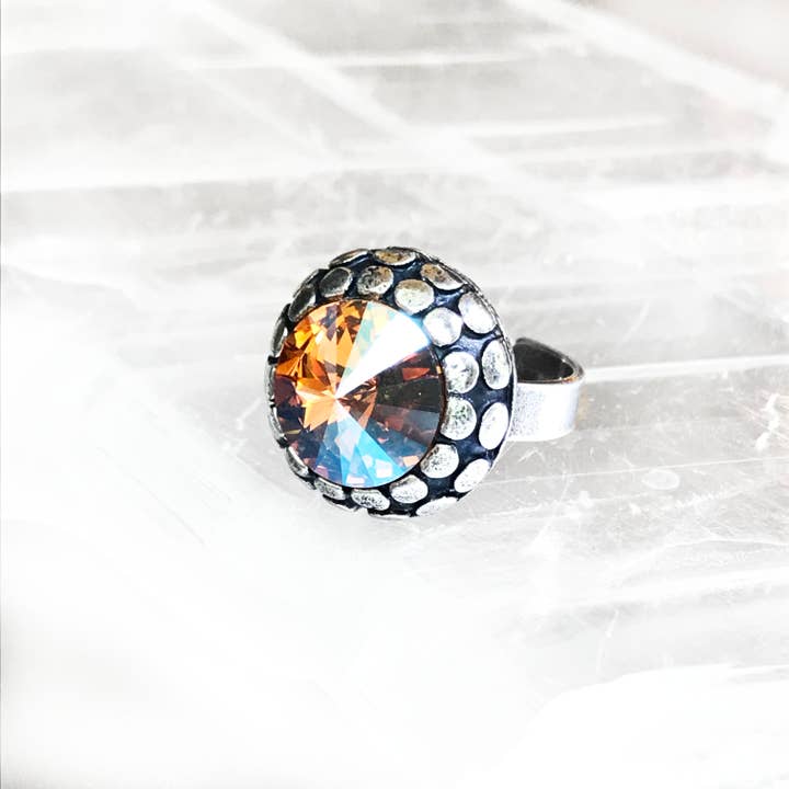 Dauntless Rivoli Ring for wholesale by Rew Elliott