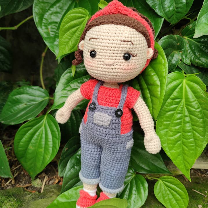 Anh2 LTD – Großhandel Puppe – Kinder – Gehäkelte Babypuppe, Miss Rachel-Puppe, Geschenk zum ersten Geburtstag