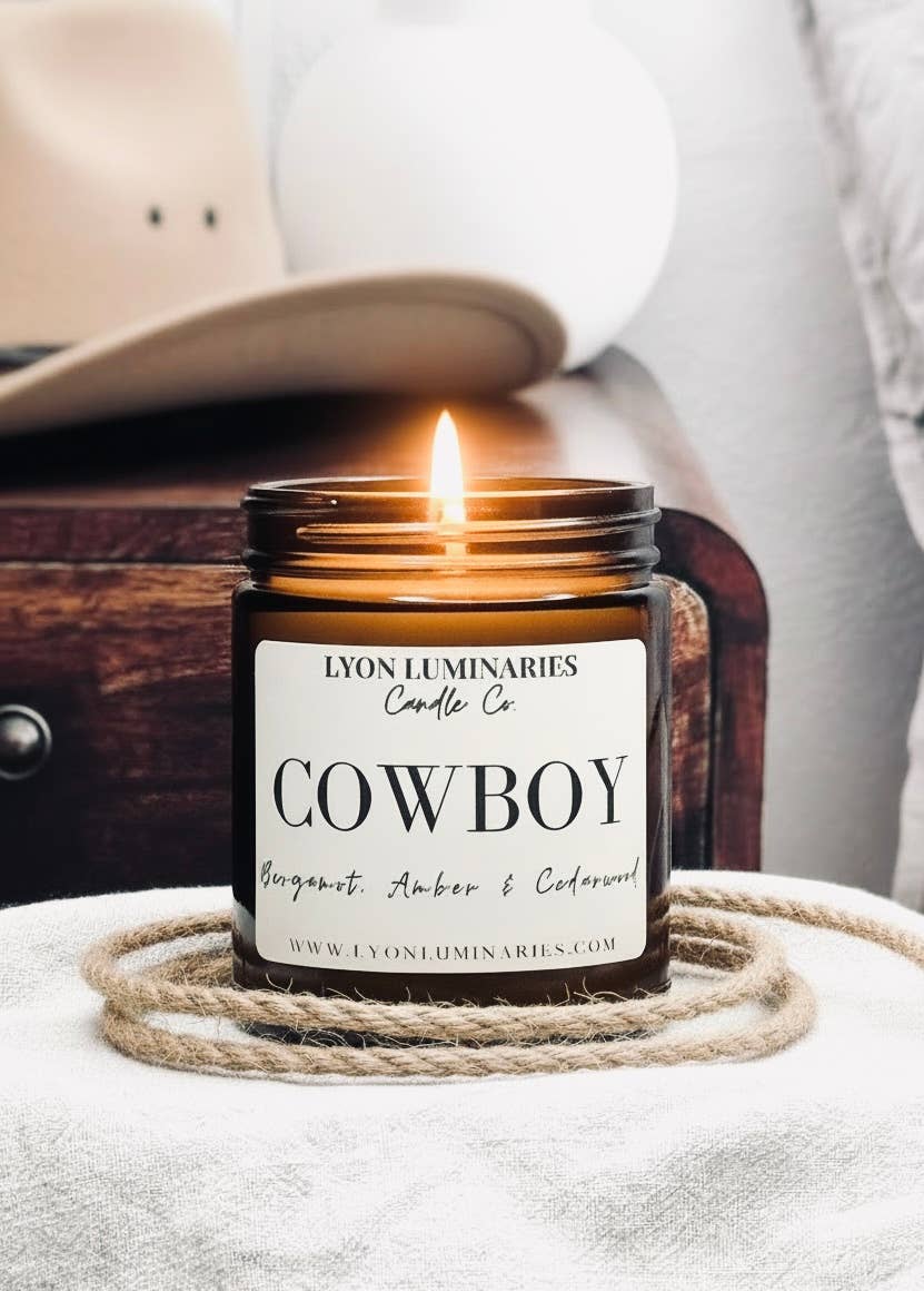 LYON Luminaries Candle Co. - Wholesale Jar/Filled Candle - Cowboy Soy Blend Candle