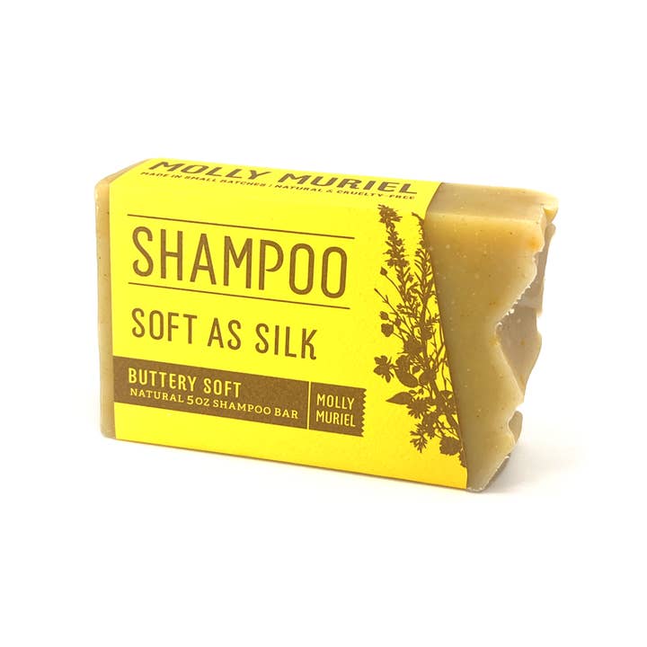 Molly Muriel Bath + Body - Wholesale Shampoo Puck/Solid Shampoo - SOFT AS SILK (MURUMURU) 5OZ