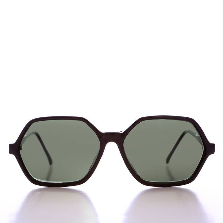 Óculos de Sol Vintage com Armação Hexagonal - Vermont por atacado de SUNGLASS MUSEUM