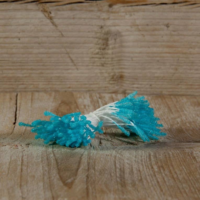 kadopapier.net - Wholesale Decorative Tabletop Object - Turquoise Stamen Gift Decoration0
