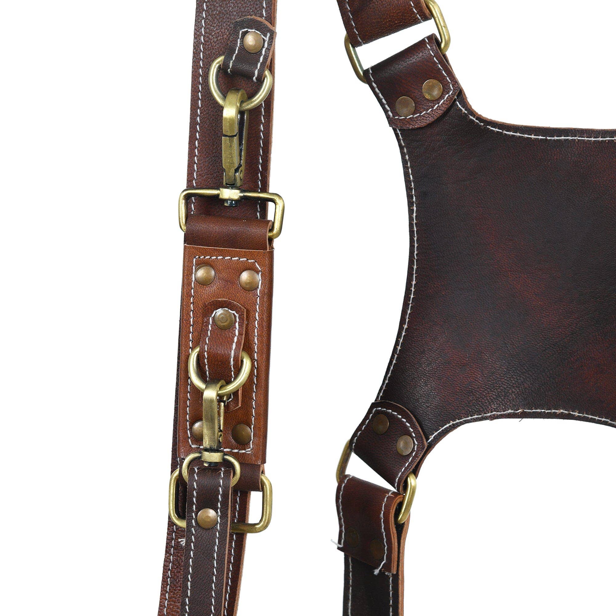 Classy Leather Bags - Wholesale Camera Strap - Goat Leather Dual Camera Harness2