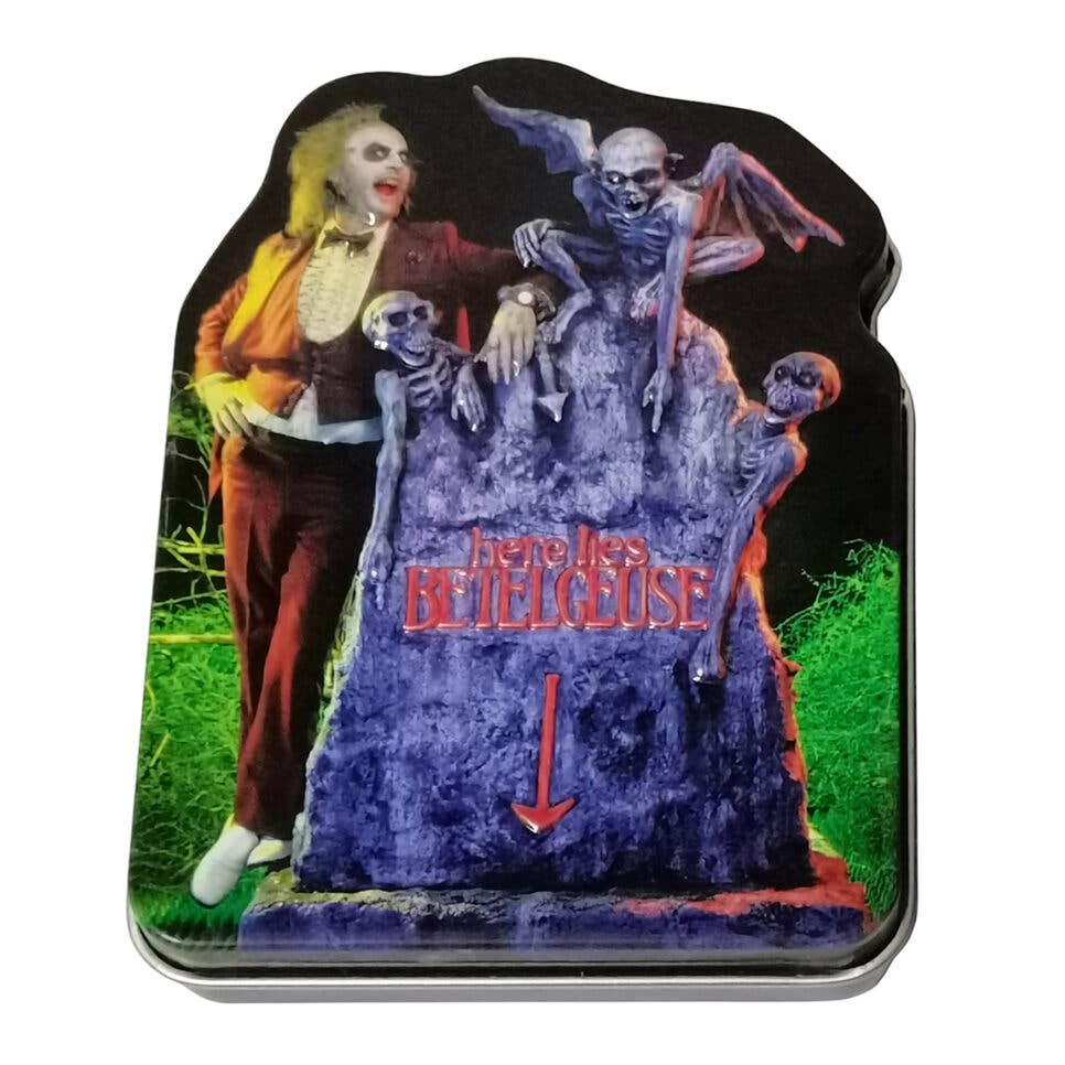 Grandpa Joe's Candy Shop - Wholesale Hard Candy - Beetlejuice Afterlife Sours, Collectible Candy Tin, 12ct1