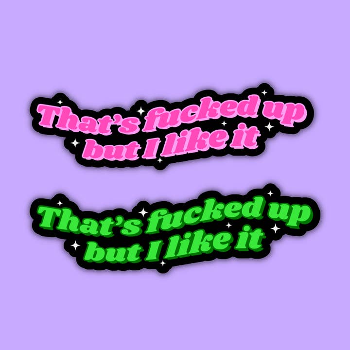 Adesivo que está fofo mas eu gosto por atacado de Troublesome Heart