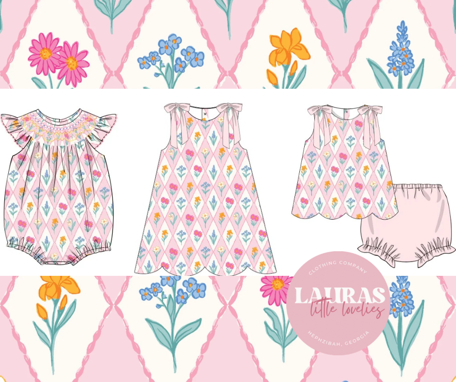 Laura’s Little Lovelies - Wholesale Jumpsuit - Baby - Honey Haven Bubble2