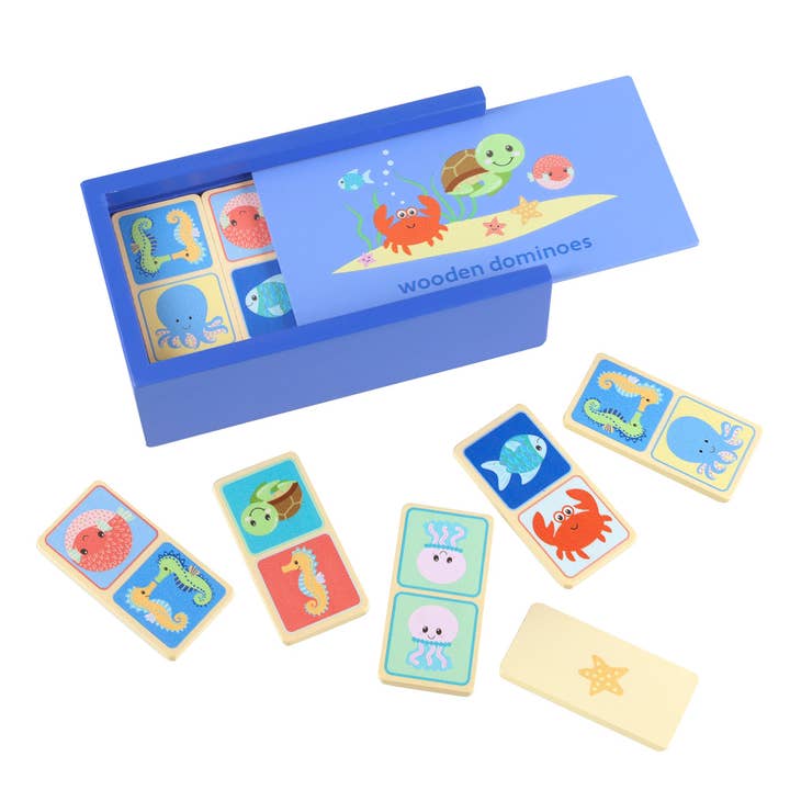 NEW Sea Life Dominoes Set for wholesale by Orange Tree Toys