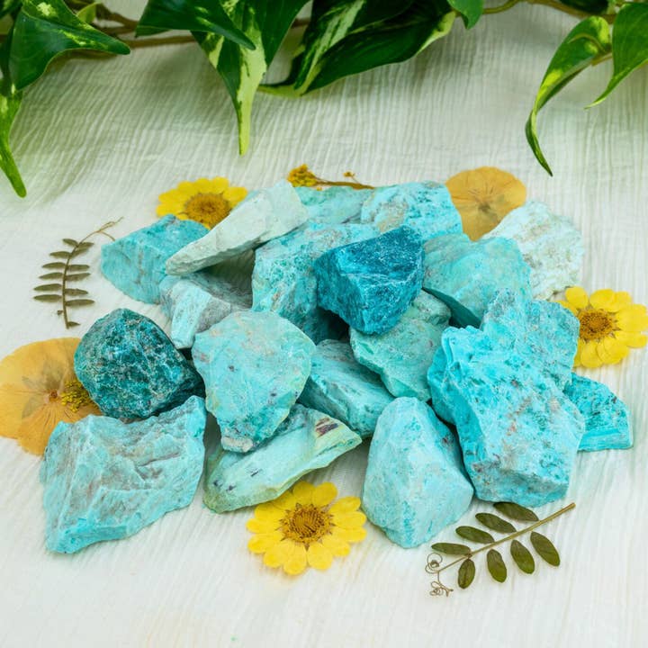 Turquoise Raw. 1lb. for wholesale by Down To Earth
