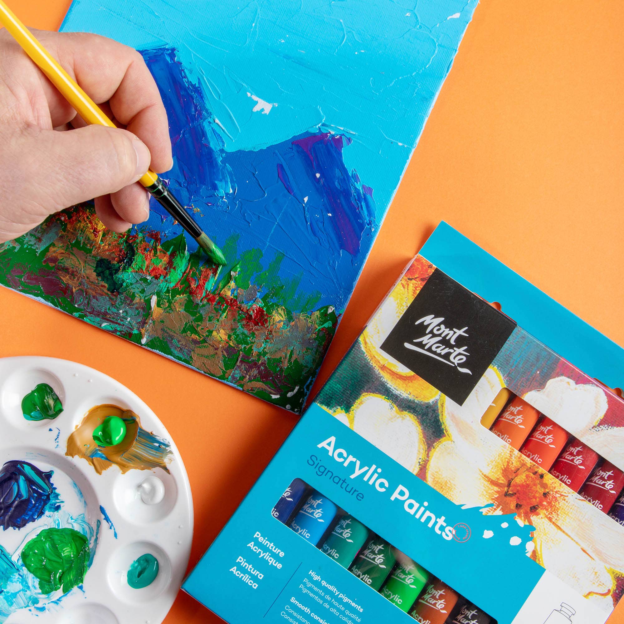 Mont Marte Usa, Inc. - Wholesale Paint Set - Acrylic Paints Signature 18pc x 12ml (0.4 US fl.oz)9