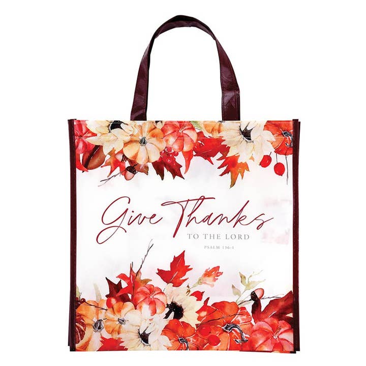 Faithworks by Creative Brands - Wholesale Tote Bag - Women's - Tote - Give Thanks