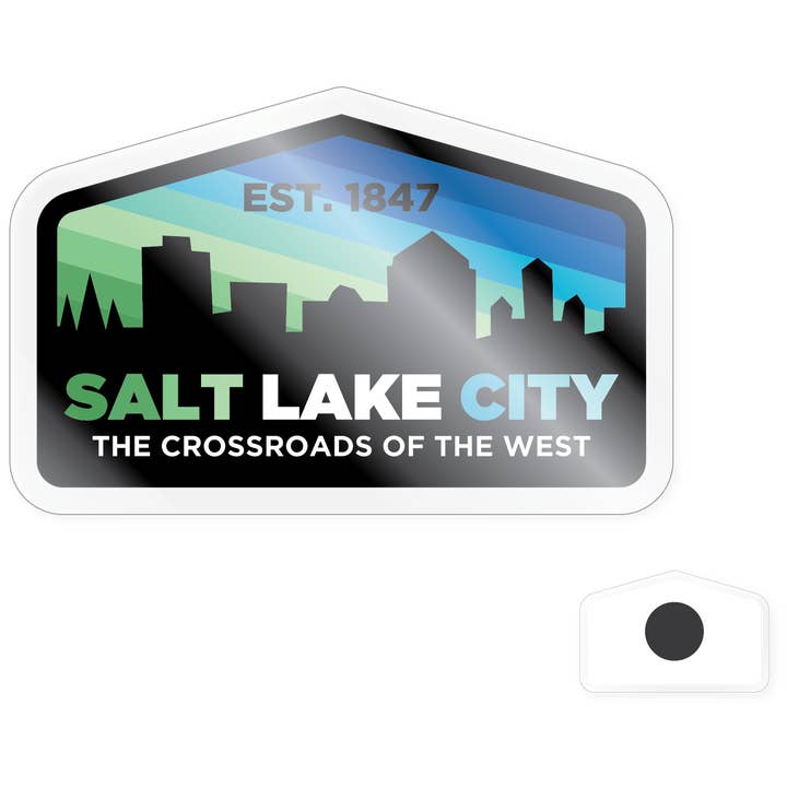 Magnet - Utah 1847 Salt Lake City for wholesale by Morris Magnets