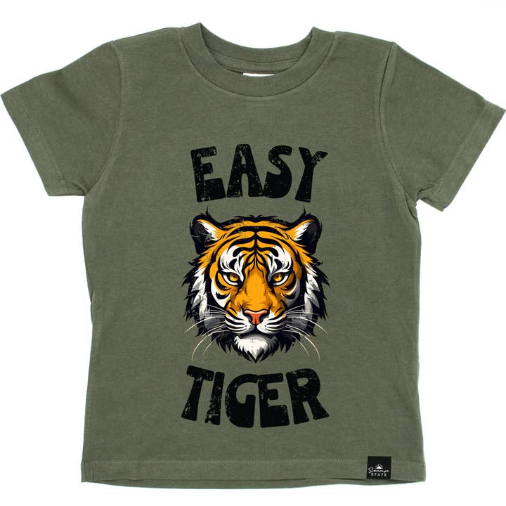 Sonrise State - Wholesale Screen Printed T-Shirt - Kids - Easy Tiger Boy's T-Shirt for Baby boy, Toddlers, and Youth4