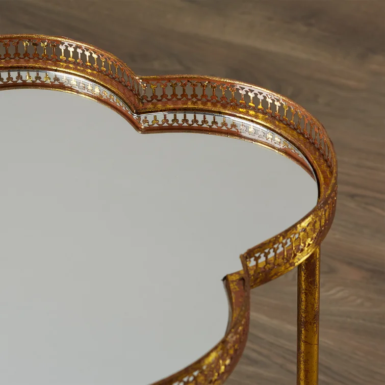 Originals International Ltd - Wholesale Side Table - Clover Mirrored Side Table1