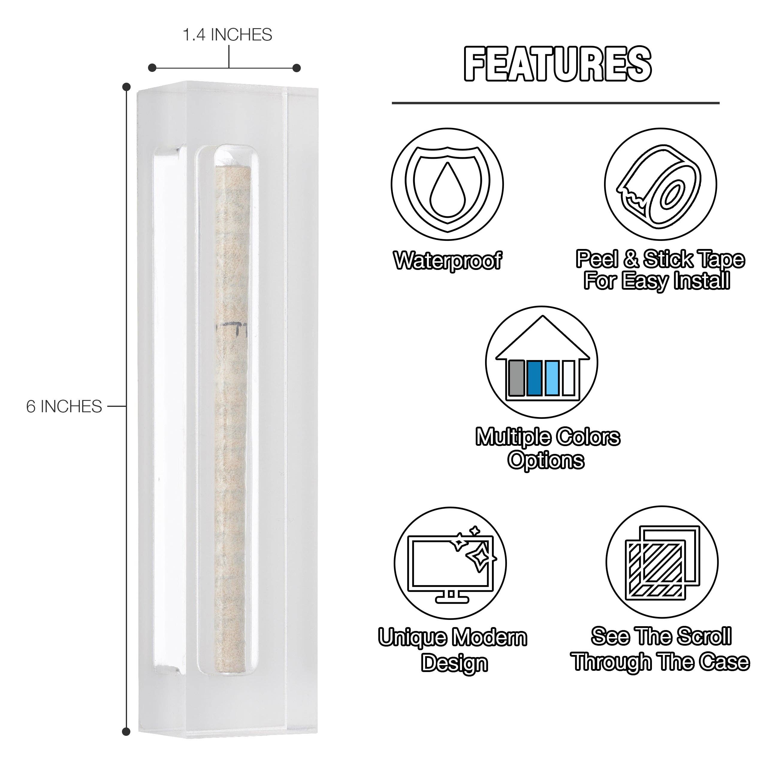 A&S Mezuzot - Wholesale Decorative Tabletop Object - Acrylic-Lucite Design33