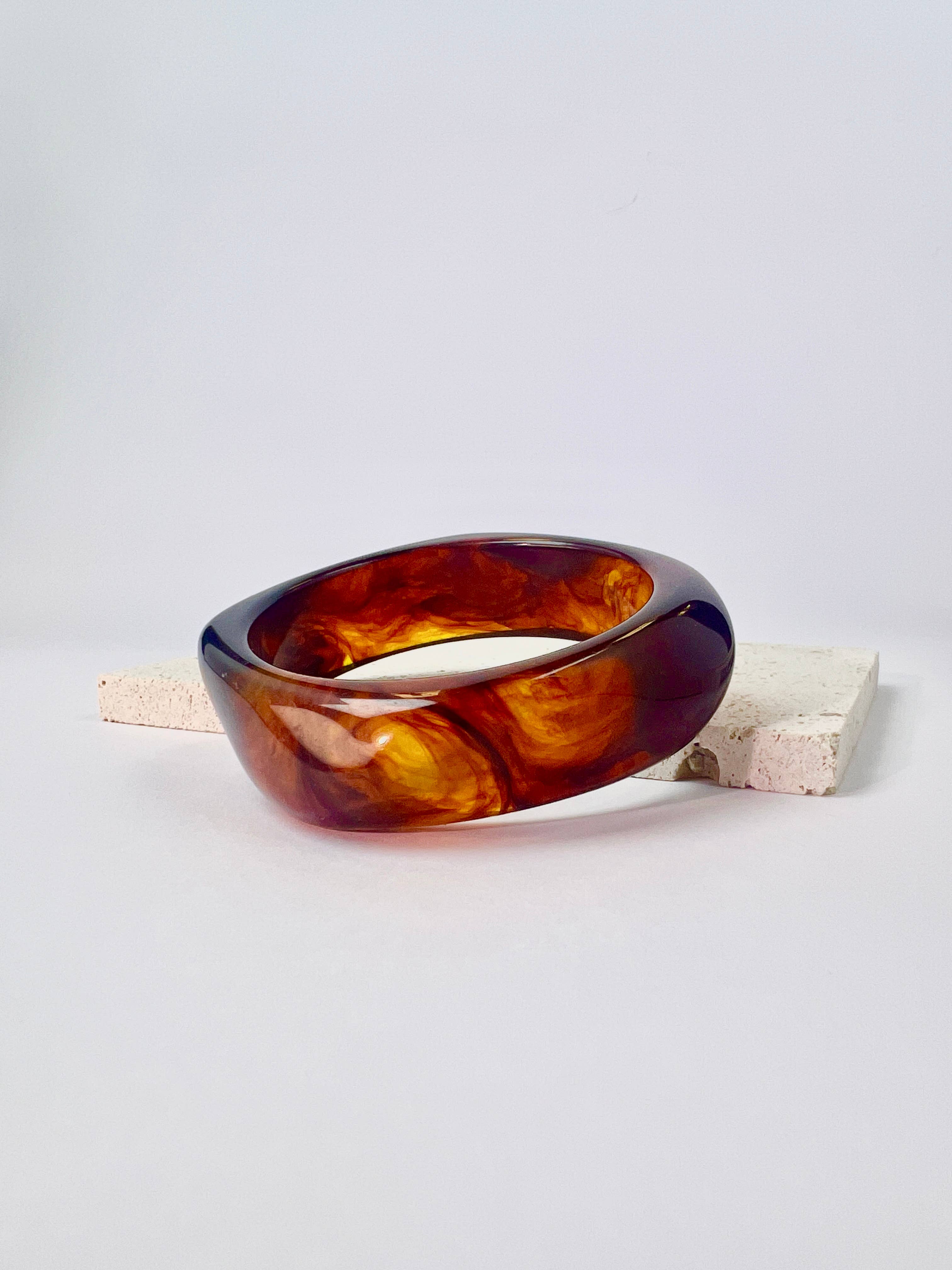 COSMOS - Wholesale Bangle Bracelet - Marble-effect resin bangle bracelet9