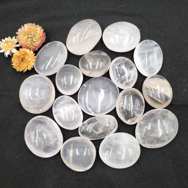 Pedras de Quartzo Transparente - 1 kg por atacado de Funky Stuff