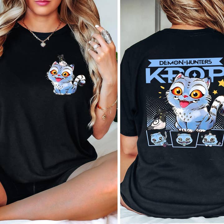 TheKingShirt - Wholesale Graphic Sweatshirt - Women's - Viral Tiktok Demon Hunter Tiger Tee0