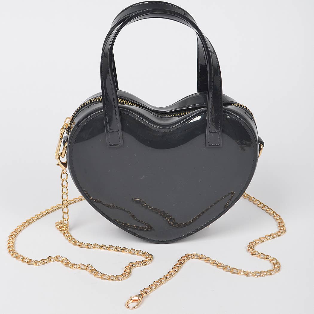 3AM BY H&D ACCESSORIES - Wholesale Crossbody Bag - Women's - Heart Shape Jelly Bag0