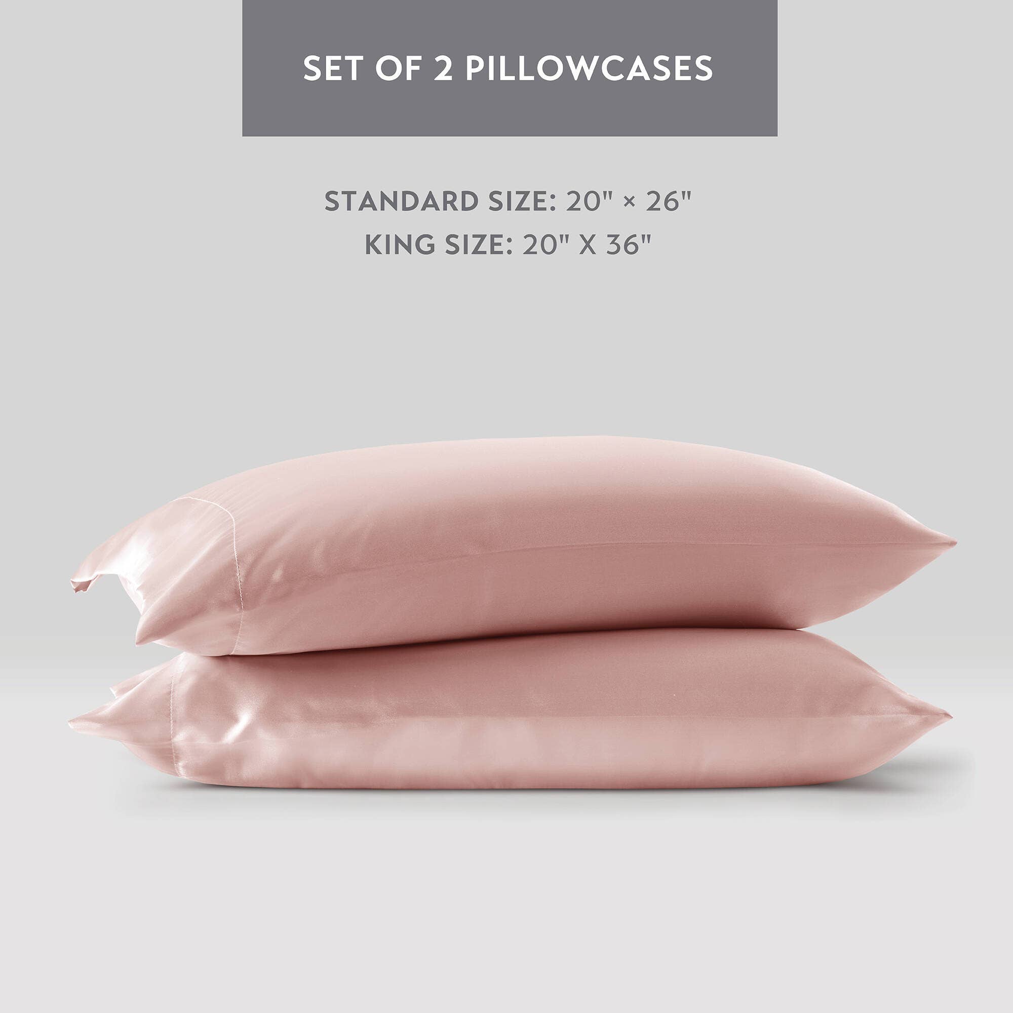 Olliix - Wholesale Sheet Set - Luxury Satin 6-Piece Sheet Set, Blush Pink21