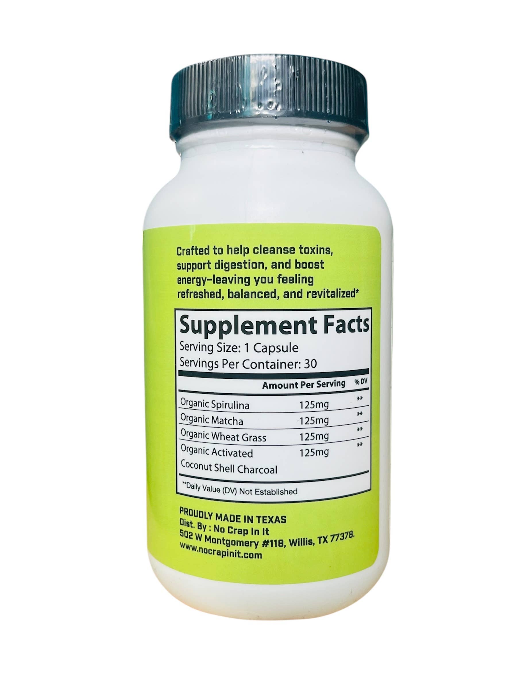 No Crap In It – wholesale Oral supplement/vitamin – Detox Super Vitamins1