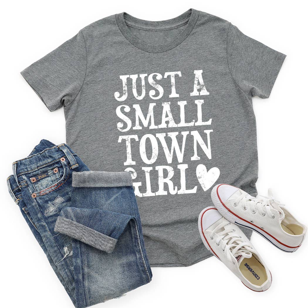 Kids By Kissed Apparel - Wholesale Screen Printed T-Shirt - Kids - Just a small town girl graphic tee4