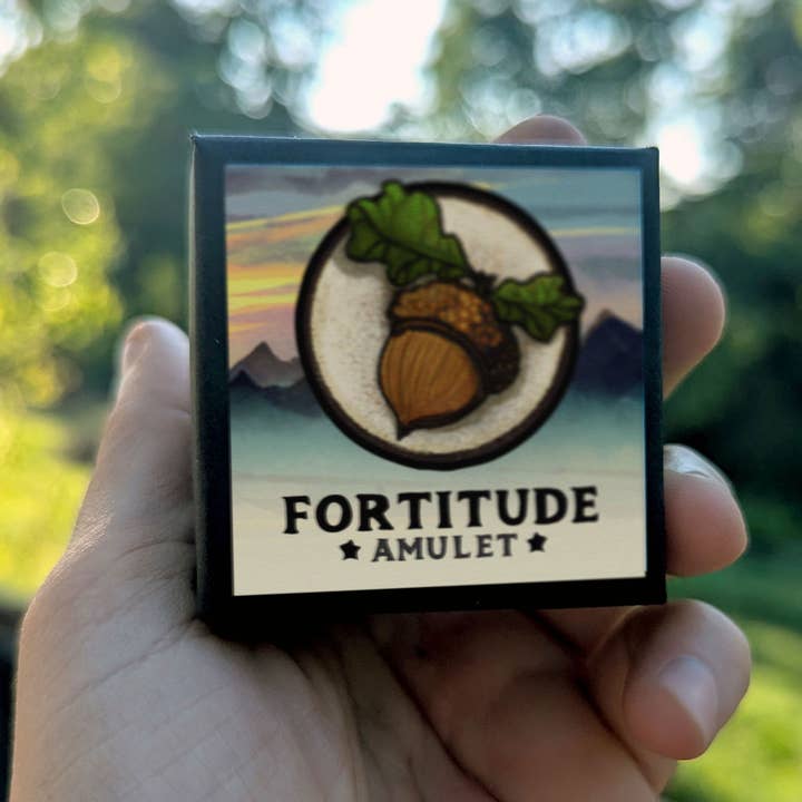 Brainmeats Atelier - Wholesale Pendant/Charm Necklace - Fortitude Amulet – Strength & Resilience Talisman w/Acorn3