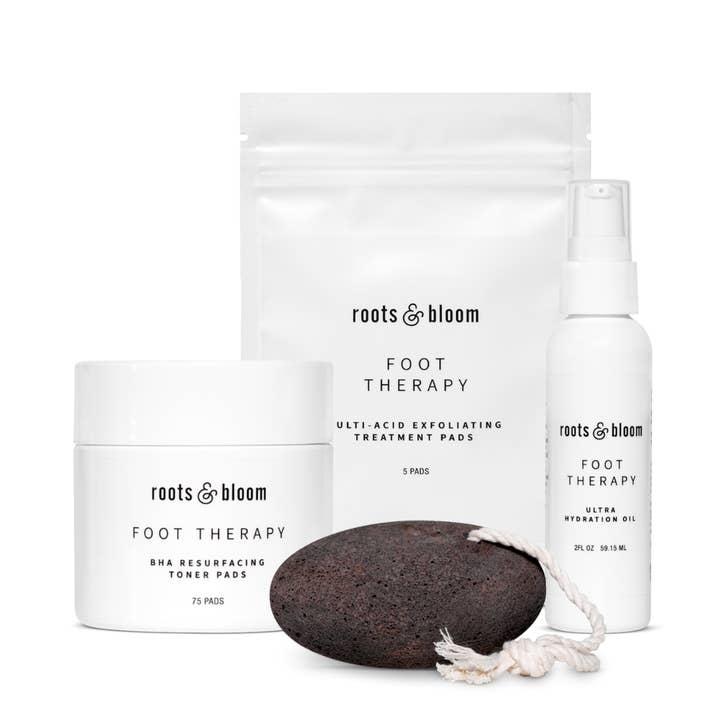 Voettherapie Trio met puimsteen voor wholesale door Roots & Bloom Foot Therapy
