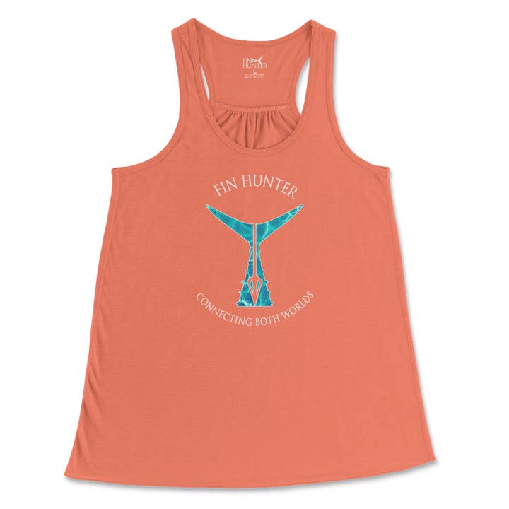 Women's Tuna Tail Racerback Tank for wholesale by Fin Hunter