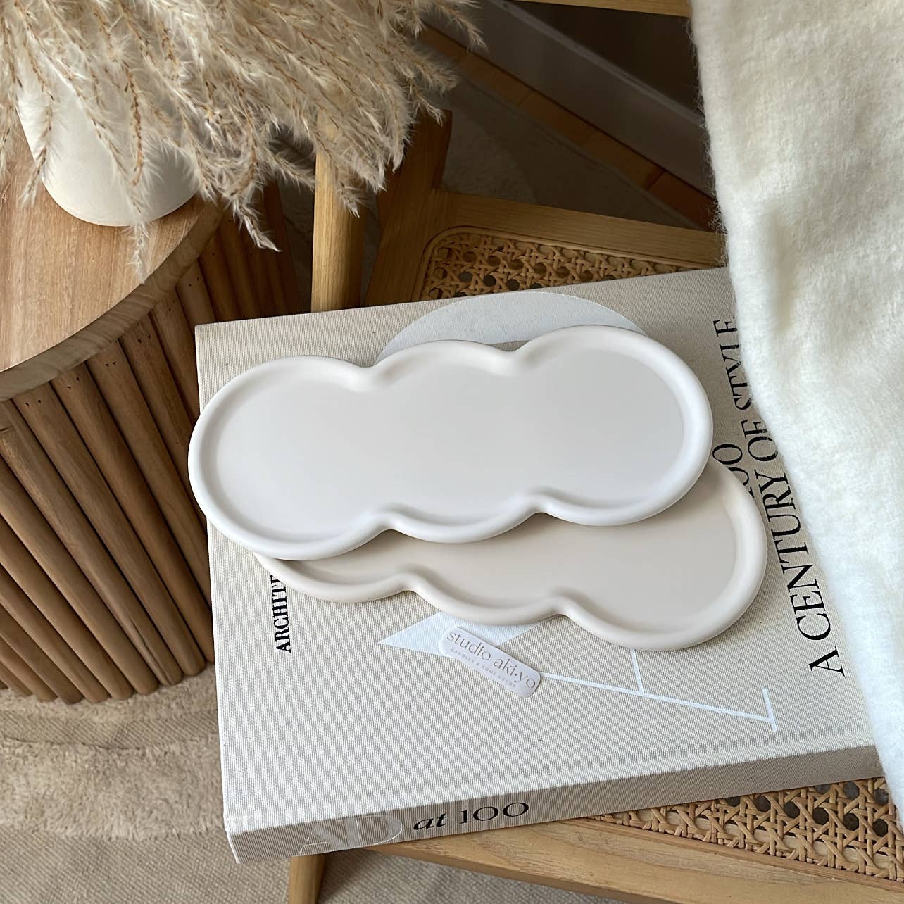 Studio Akiyo - Wholesale Jewelry Dish - Large Wavy Trinket Tray | Tabletop Decor | Decorative Tray9