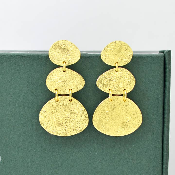 Schmuckoo Berlin – wholesale Dangle earrings – Debra Boho Chic Earrings Gold Plated1