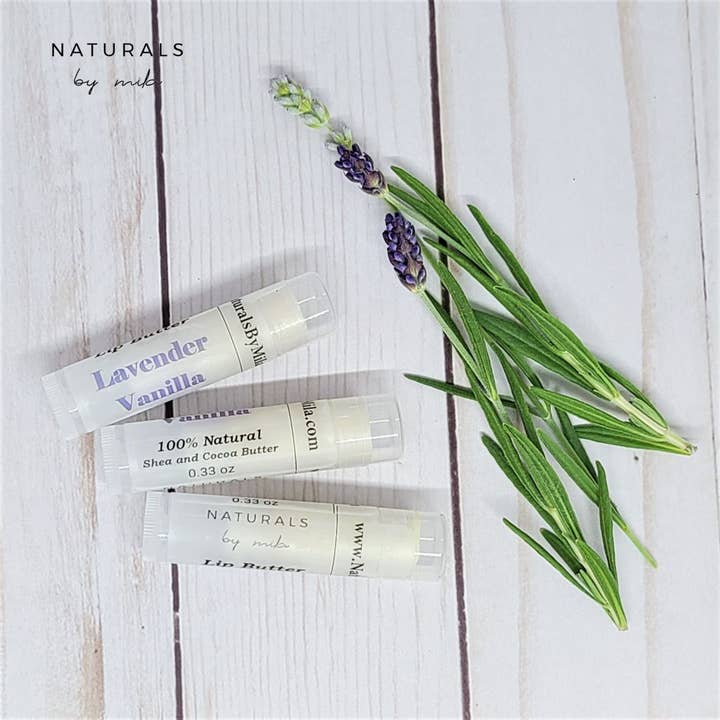 Lavender Ultra-Nourishing Handmade Lip Butter for wholesale by Naturals by Mila