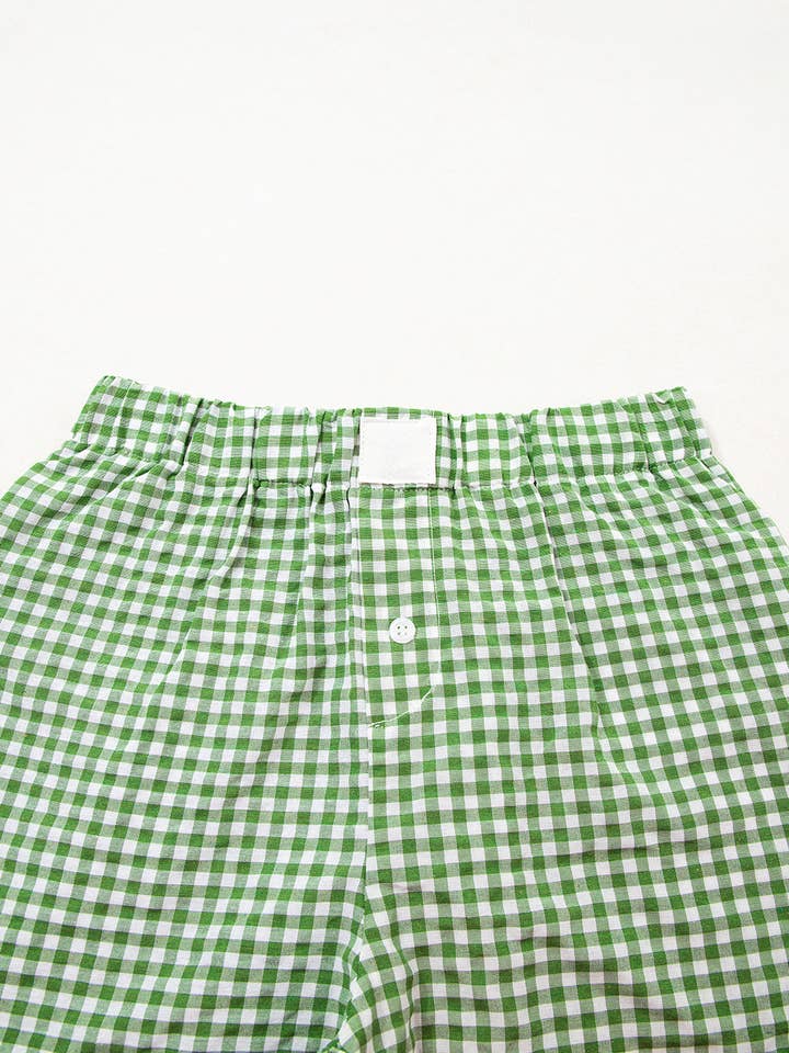 LALA LOO - Wholesale Shorts - Women's - Gingham High Waist Shorts7